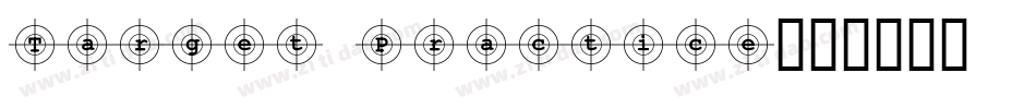 Target Practice字体转换